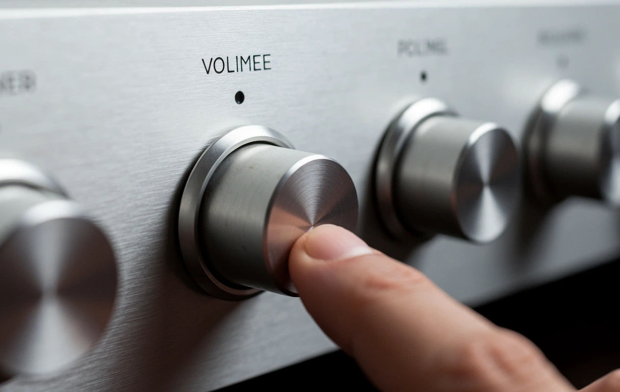 Controlled audio volume